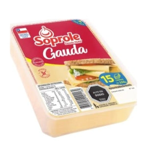 Queso Gauda Laminado Soprole 250Gr
