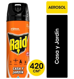Insecticida Raid Casa y Jardin 420cc