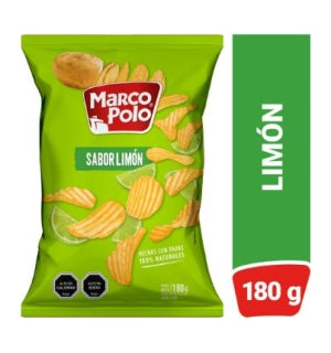 Papas Marco Polo Sabor Limón 180Gr