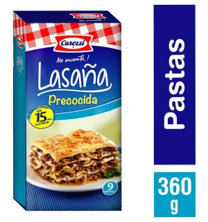 Lasaña Precocida Carozzi 330Gr