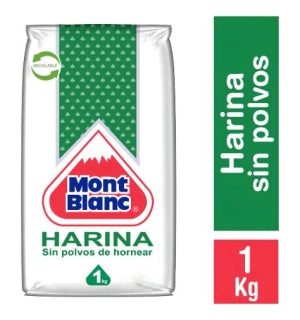 Harina de Trigo Mont Blanc s/polvo 1Kg