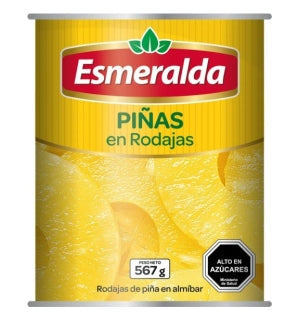 Piña en Rodajas Esmeralda 567Gr