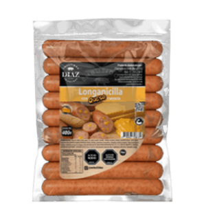 Longanicilla Cheddar y Merken Embutidos Diaz 400gr