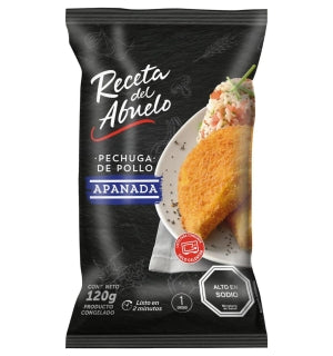 Pechuga de Pollo Apanada Receta del Abuelo 120Gr