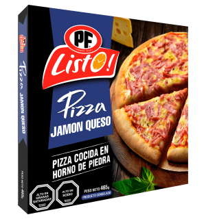Pizza Congelada PF Jamón y Queso