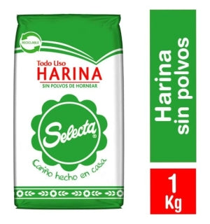 Harina de Trigo Selecta s/polvo 1Kg