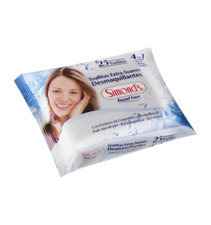 Toallas Desmaquillantes Simonds Extra Suave