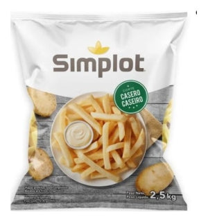 Papas Pre Fritas Simplot 12×12 Bolsa 2.5Kg
