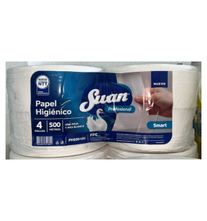 Papel Higiénico Suan SMART 500mts x 4 Rollos