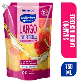 Shampoo Ballerina Largo Increíble 750Ml