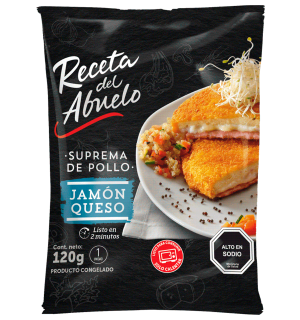 Suprema De Pollo Jamon Y Queso 26 X 120Gr