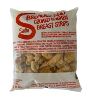Tiras de Pollo Rebozadas Strips Sadia 2Kg