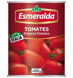 Tomates Enteros Pelados Esmeralda 400Gr
