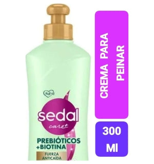 Crema de peinar Sedal Prebióticos + Biotina 300Ml