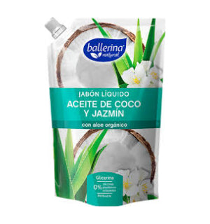 Jabón liquido Ballerina Aceite de Coco y Jazmín 750Ml