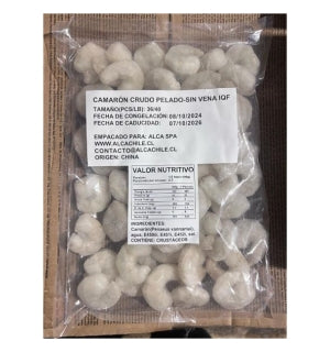 Camarones Pelados Royal Import 36-40 1Kg