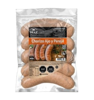 Chorizo Ajo y Perejil Embutidos Diaz 400gr