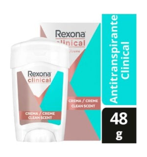 Desodorante Rexona Clinical Clean Scent Dama en barra 48Gr
