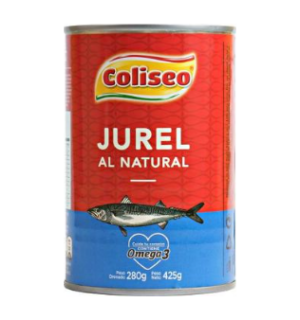 Jurel Natural Coliseo 425Gr