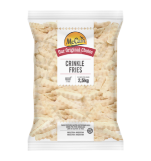 Papa Pre Fritas CRINKLE McCain Bolsa 2.5kg