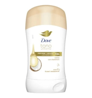 Desodorante Dove Barra Tono Uniforme Coco 45gr