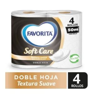 Papel Higiénico Favorita 50mts x 8Paq