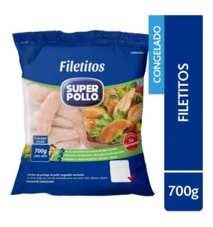 Filetitos de Pollo Super Pollo 700Gr