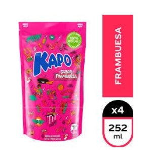 Jugos Kapo Sachet Frambuesa 252Cc