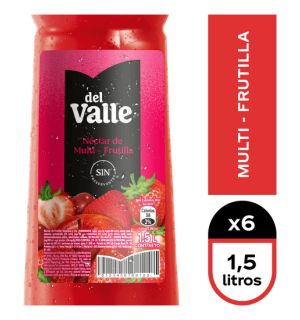 Jugo Del Valle Frutilla 1.5Lts X 6Uni