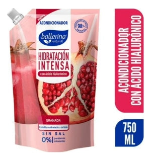 Acondicionador Ballerina Hidratación Intensa Granada 750Ml