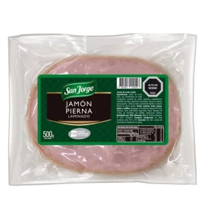 Jamón Pierna Laminado San Jorge 500Gr