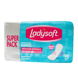 Protectores Diarios Ladysoft X 100Uni