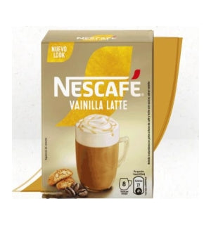 Café Nescafe Latte Vainilla sachet 18.5gr x 8 sobres