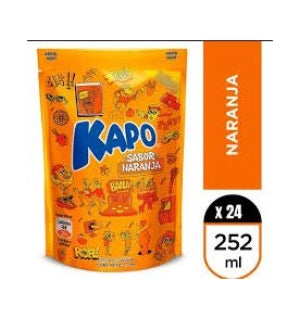 Jugos Kapo Sachet Naranja 252Cc