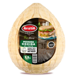 Pechuga De Pavo Cocida Ariztia 2.2Kg Aprox