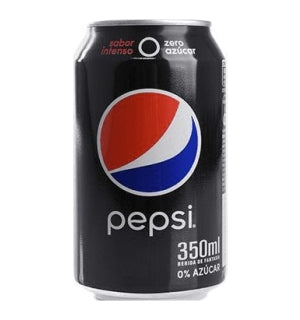 Pepsi Zero Lata 350ml x 24Uni