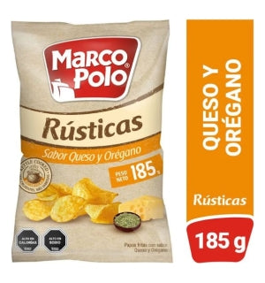 Papas Rusticas Queso y Oregano Marco Polo 185gr