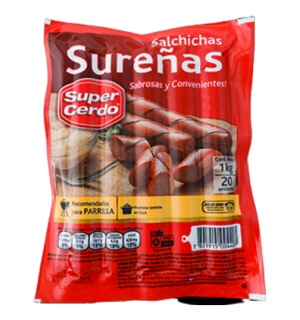 Salchichas Sureñas Super Cerdo 1kg