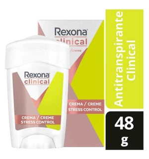 Desodorante Rexona Clinical Stress Control Dama en barra 48Gr