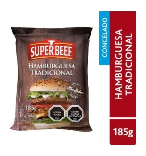 Hamburguesa Super Beef 185Gr