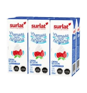 Crema de leche Surlat 200ml x 6uni