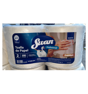 Toalla Suan 200mts x 2 Rollos