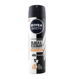 Desodorante Nivea Spray Hombre Black & White Ultimate Impact 150Ml
