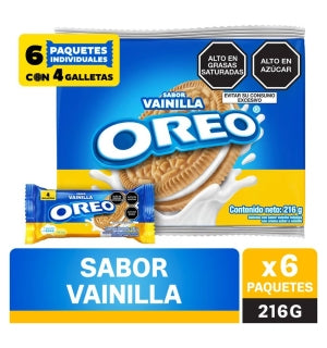 Galleta Oreo Vainilla 216Gr