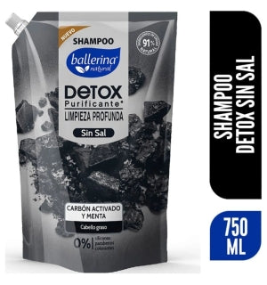 Shampoo Ballerina Carbón Activado 750Ml