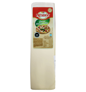 Queso Mozzarella En Barra President 3.5Kg